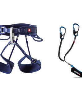 Ferratový set Ocún Via Ferrata Twist Tech Captur Pro Swivel Set Velikost: M-L / Barva: modrá