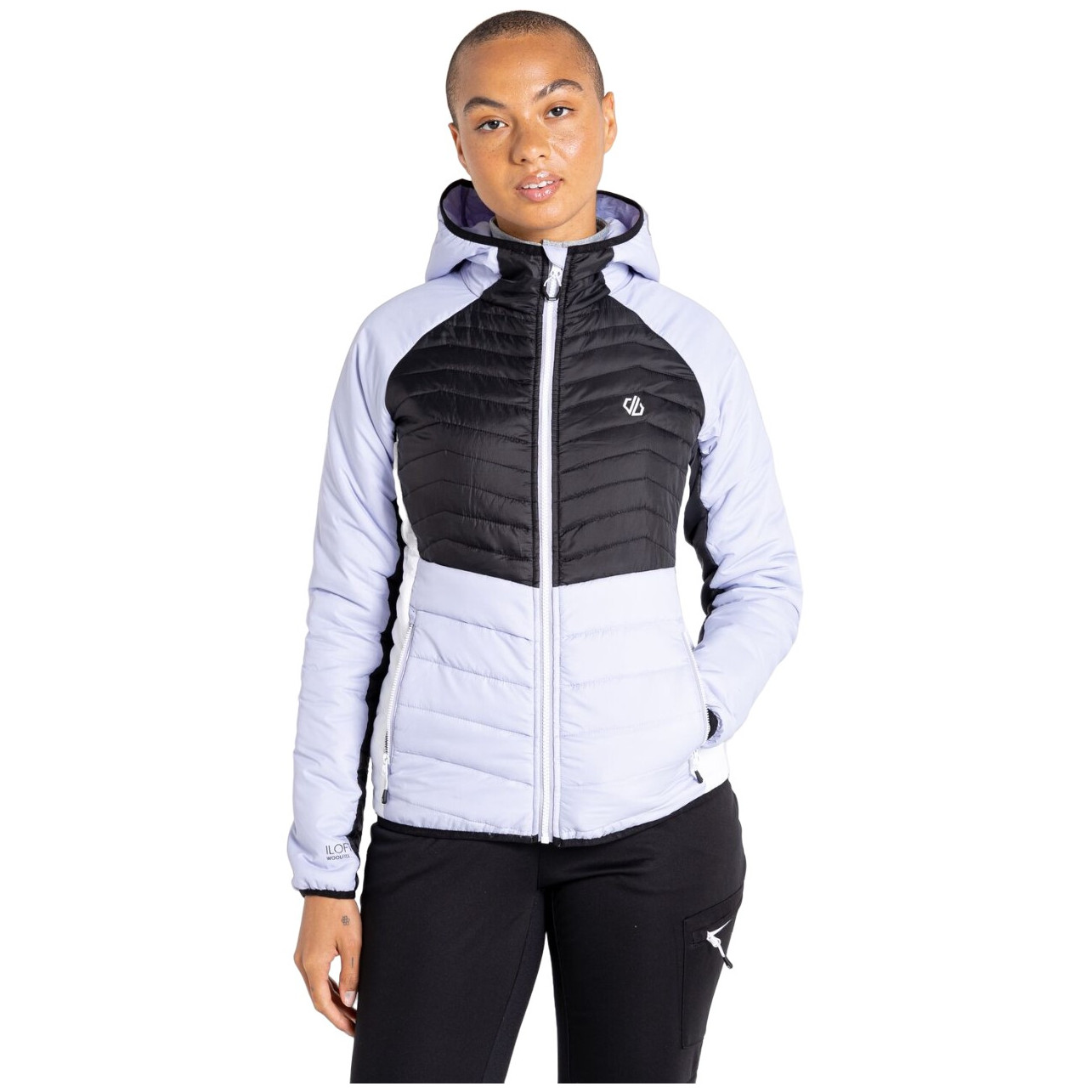 Dámská bunda Dare 2b Surmount II Wool Jacket Velikost: M / Barva: modrá/černá