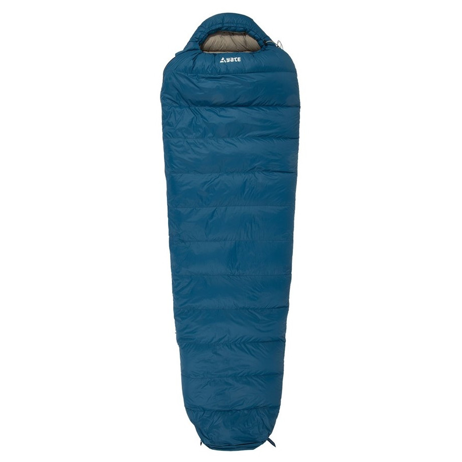 Péřový spacák Yate ANSERIS 900 - XL Zip: Pravý / Barva: modrá