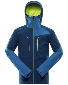 Pánská softshellová bunda Alpine Pro Esprit Velikost: M / Barva: modrá