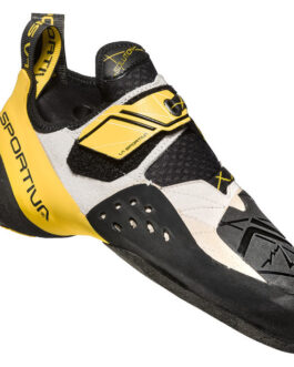 Lezečky La Sportiva Solution Velikost bot (EU): 38,5 / Barva: žlutá/bílá