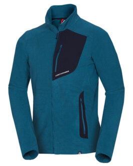 Pánská funkční mikina Northfinder Bob Velikost: XL / Barva: tmavě modrá