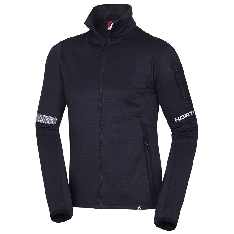 Pánská funkční mikina Northfinder Nick Velikost: XL / Barva: černá