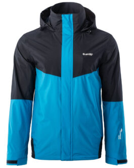 Pánská bunda Hi-Tec Temuco Velikost: XL / Barva: modrá/světle modrá