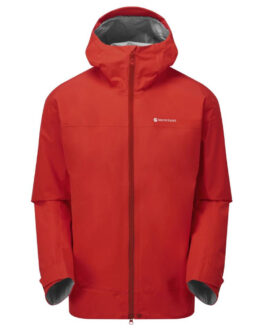 Pánská bunda Montane Phase Jacket Velikost: L / Barva: červená