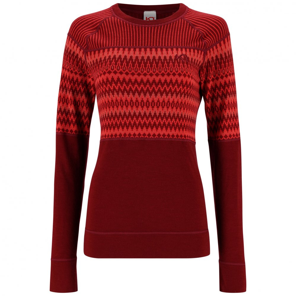 Dámské funkční triko Kari Traa Silja Ls Velikost: S / Barva: růžová