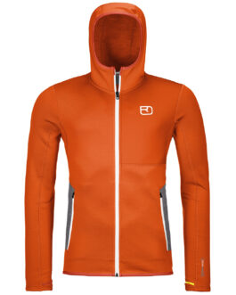 Pánská mikina Ortovox Fleece Hoody M Velikost: M / Barva: oranžová