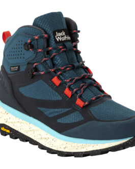 Dámské turistické boty Jack Wolfskin Terraventure Texapore Mid W Velikost bot (EU): 39,5 / Barva: modrá