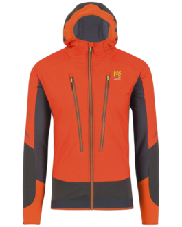 Pánská zimní bunda Karpos Alagna Plus Evo Jacket Velikost: L / Barva: oranžová/černá