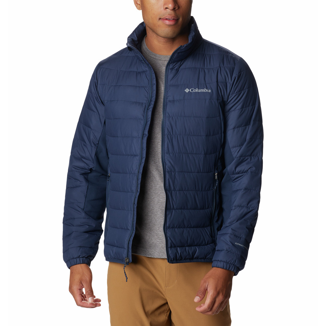 Pánská bunda Columbia Powder Lite™ Hybrid Jacket Velikost: L / Barva: tmavě modrá