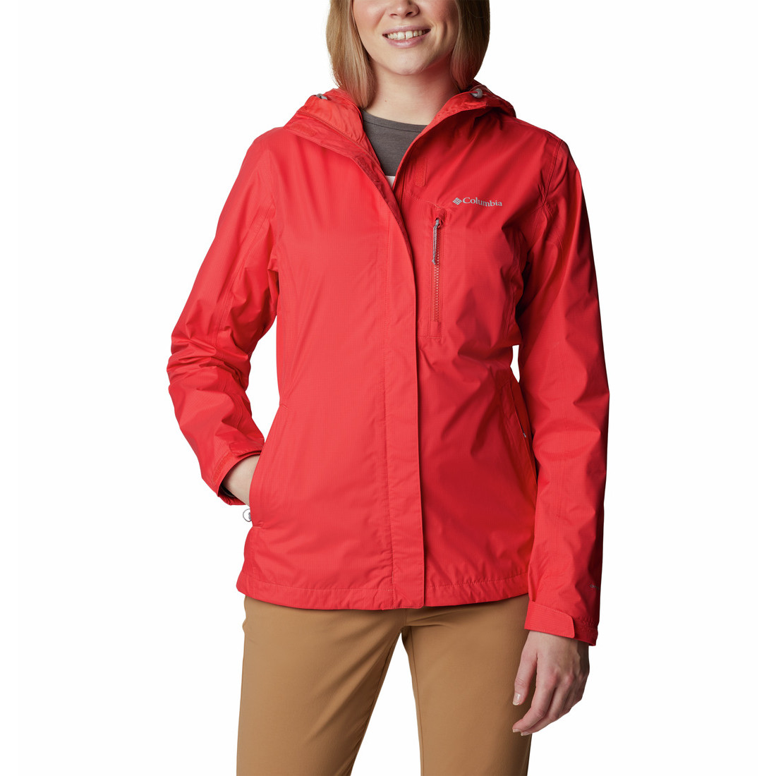 Dámská bunda Columbia Pouring Adventure II Velikost: S / Barva: červená