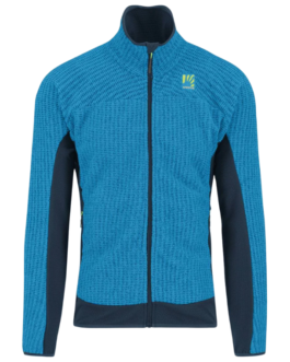 Pánská mikina Karpos Rocchetta Fleece Velikost: XL / Barva: modrá/tm.šedá