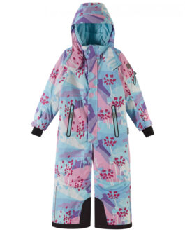 Dětská kombinéza Reima Reach Dětská velikost: 128 / Barva: modrá/růžová