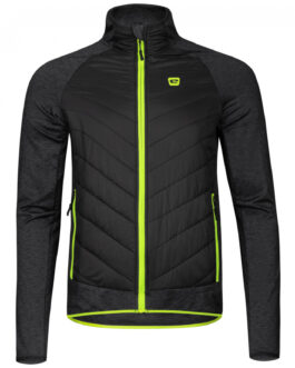 Pánská mikina Etape Crux 2.0 Velikost: XL / Barva: černá/žlutá