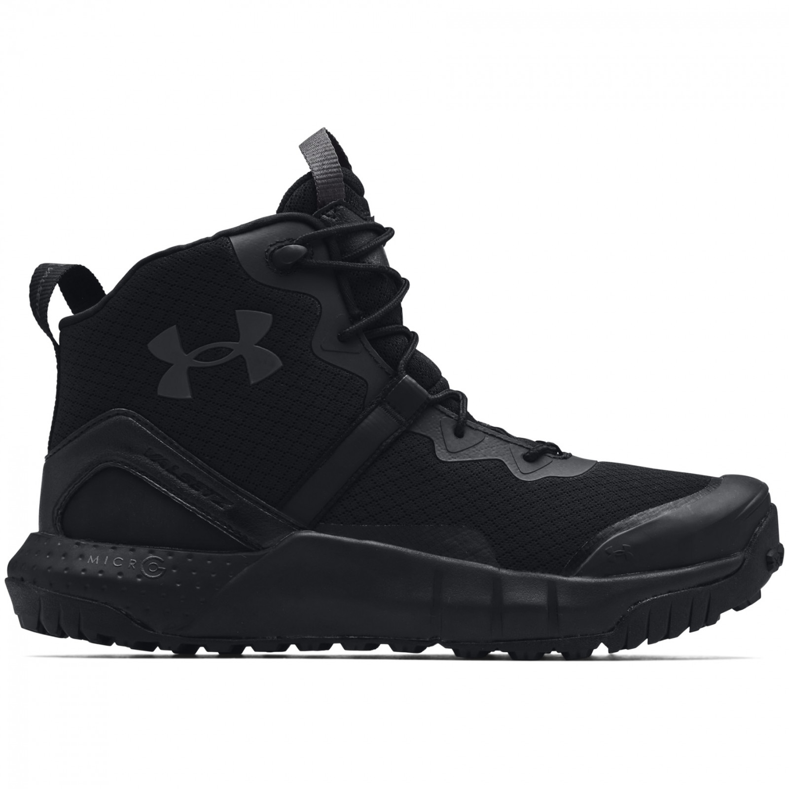 Pánské turistické boty Under Armour Micro G Valsetz Zip Mid Velikost bot (EU): 42 / Barva: černá
