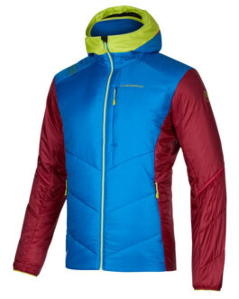 Pánská bunda La Sportiva Mythic Primaloft Jkt M Velikost: XXL / Barva: modrá/červená
