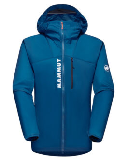 Pánská bunda Mammut Aenergy WB Hooded Jacket Men Velikost: XXL / Barva: modrá