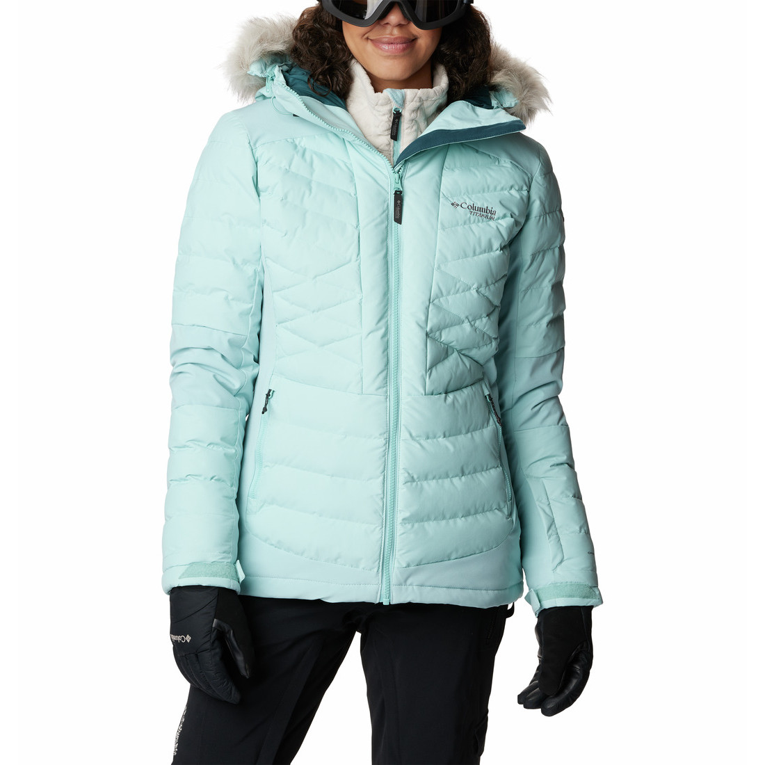 Dámská zimní bunda Columbia Bird Mountain™ II Insulated Jacket Velikost: M / Barva: červená