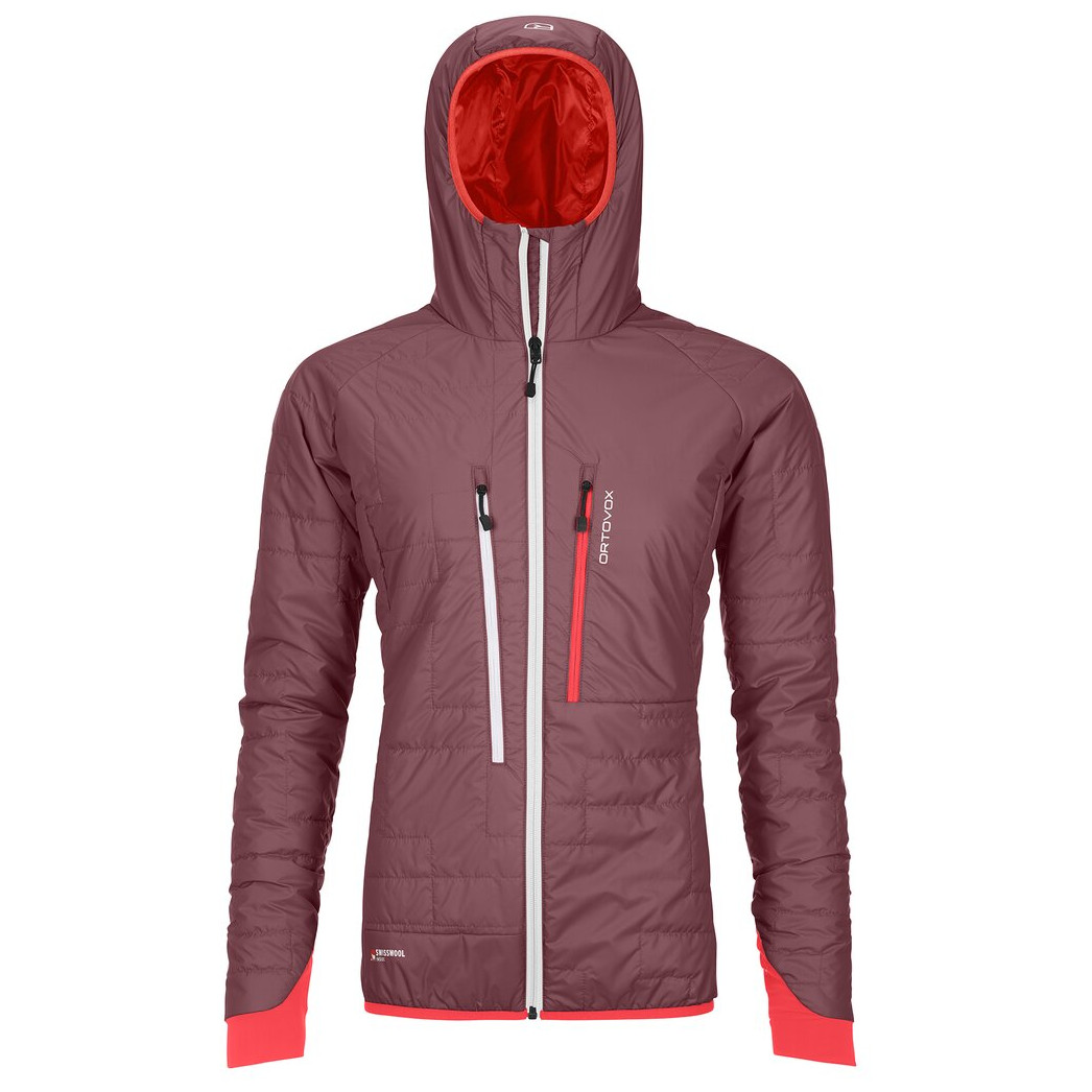 Dámská bunda Ortovox Swisswool Piz Boe Jacket W Velikost: M / Barva: červená