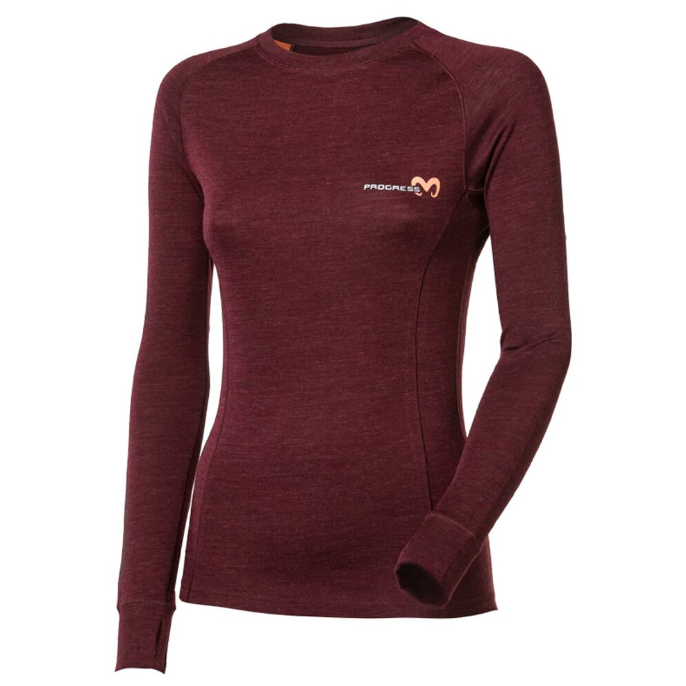 Dámské funkční triko Progress MB TDRZ 47PA Velikost: L / Barva: švestková