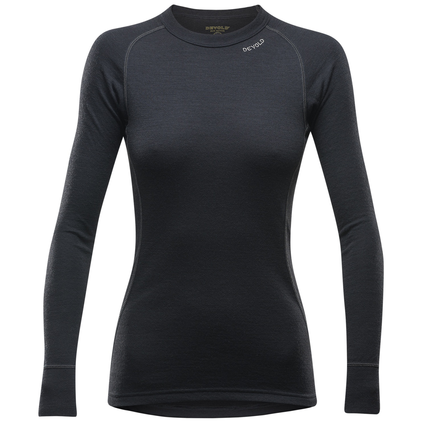 Dámské funkční triko Devold Duo Active Woman Shirt LS Velikost: S / Barva: černá