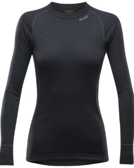 Dámské funkční triko Devold Duo Active Woman Shirt LS Velikost: L / Barva: černá