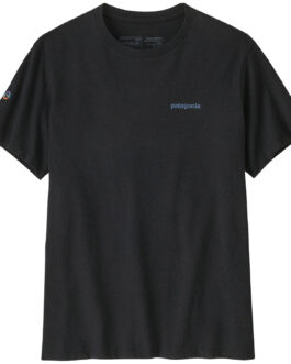 Pánské triko Patagonia Fitz Roy Icon Responsibili Tee Velikost: S / Barva: černá