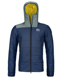 Pánská bunda Ortovox Swisswool Zinal Jacket M Velikost: M / Barva: modrá