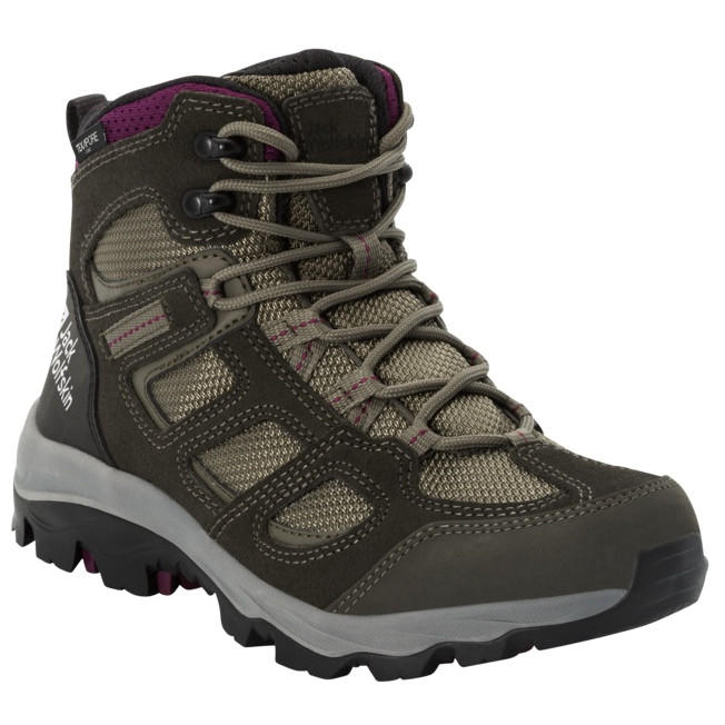 Dámské boty Jack Wolfskin Vojo 3 Texapore Mid W 2022 Velikost bot (EU): 37 / Barva: zelená/červená