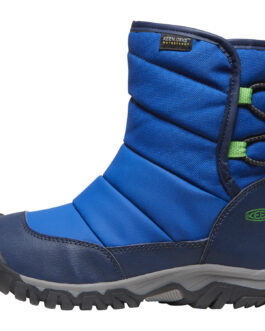 Dětské zimní boty Keen Puffrider Wp Youth Velikost bot (EU): 38 / Barva: modrá