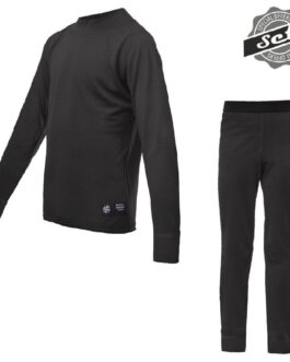 Dětské funkční prádlo Sensor Merino Active Set Dětská velikost: 140 / Barva: černá