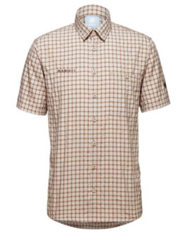 Pánská košile Mammut Lenni Shirt Men Velikost: M / Barva: hnědá/šedá