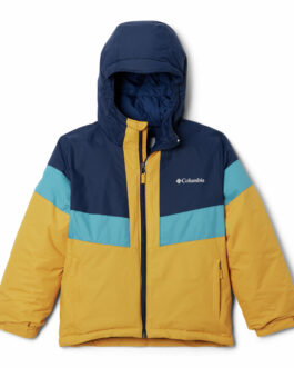 Dětská zimní bunda Columbia Lightning Lift™ II Jacket Dětská velikost: XL / Barva: modrá/žlutá