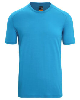 Pánské triko Icebreaker Mens 200 Oasis SS Crewe Velikost: XXL / Barva: modrá