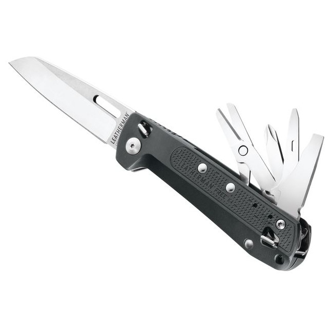 Multifunkční nůž Leatherman Free K4 Barva: černá/stříbrná