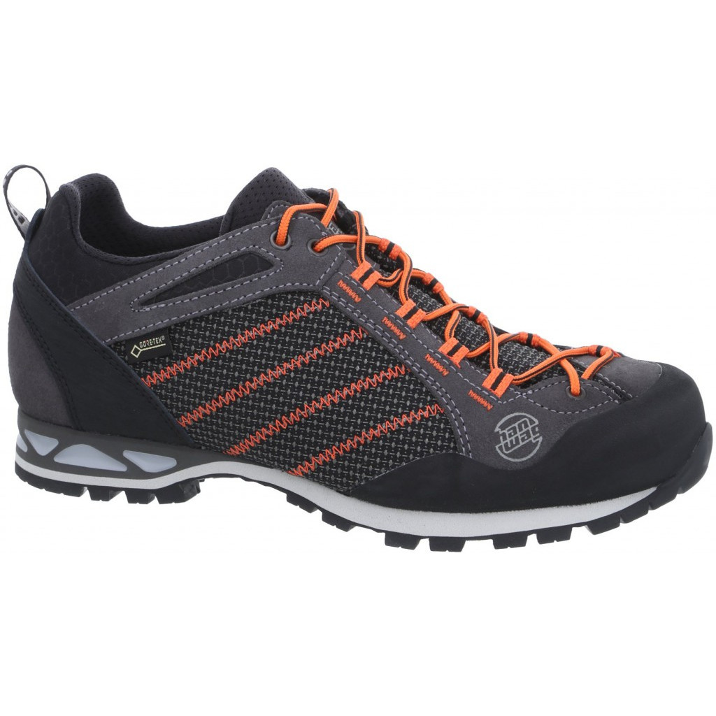 Pánské boty Hanwag Makra Low GTX Asphalt/Orange Velikost bot (EU): 46
