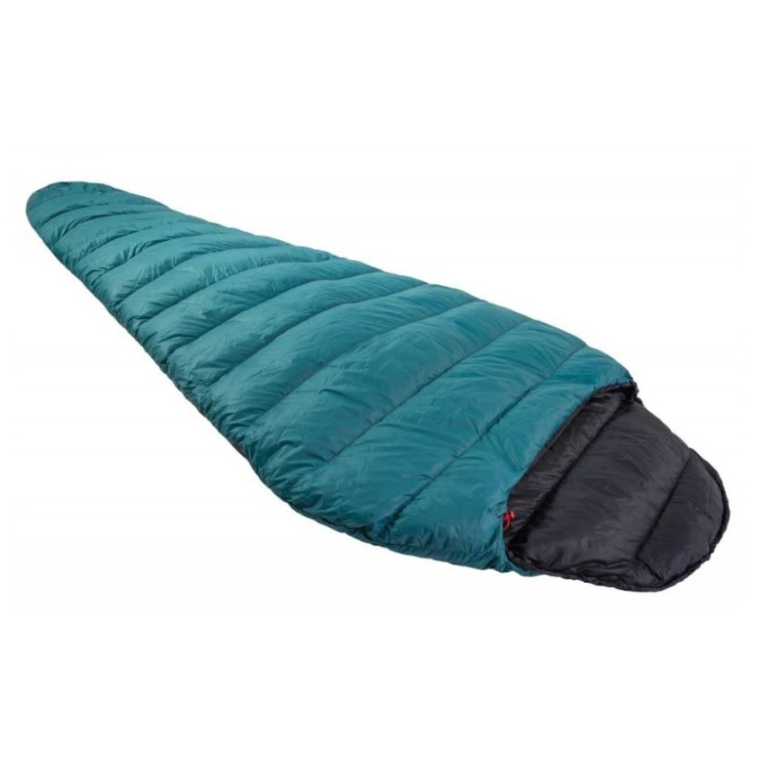 Péřový spacák Warmpeace Solitaire 250 Extra Feet 170 Zip: Pravý