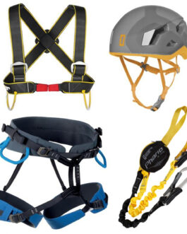 Ferratový set Singing Rock Packet Ferrata Exp (yellow/grey helmet) Velikost: M/L