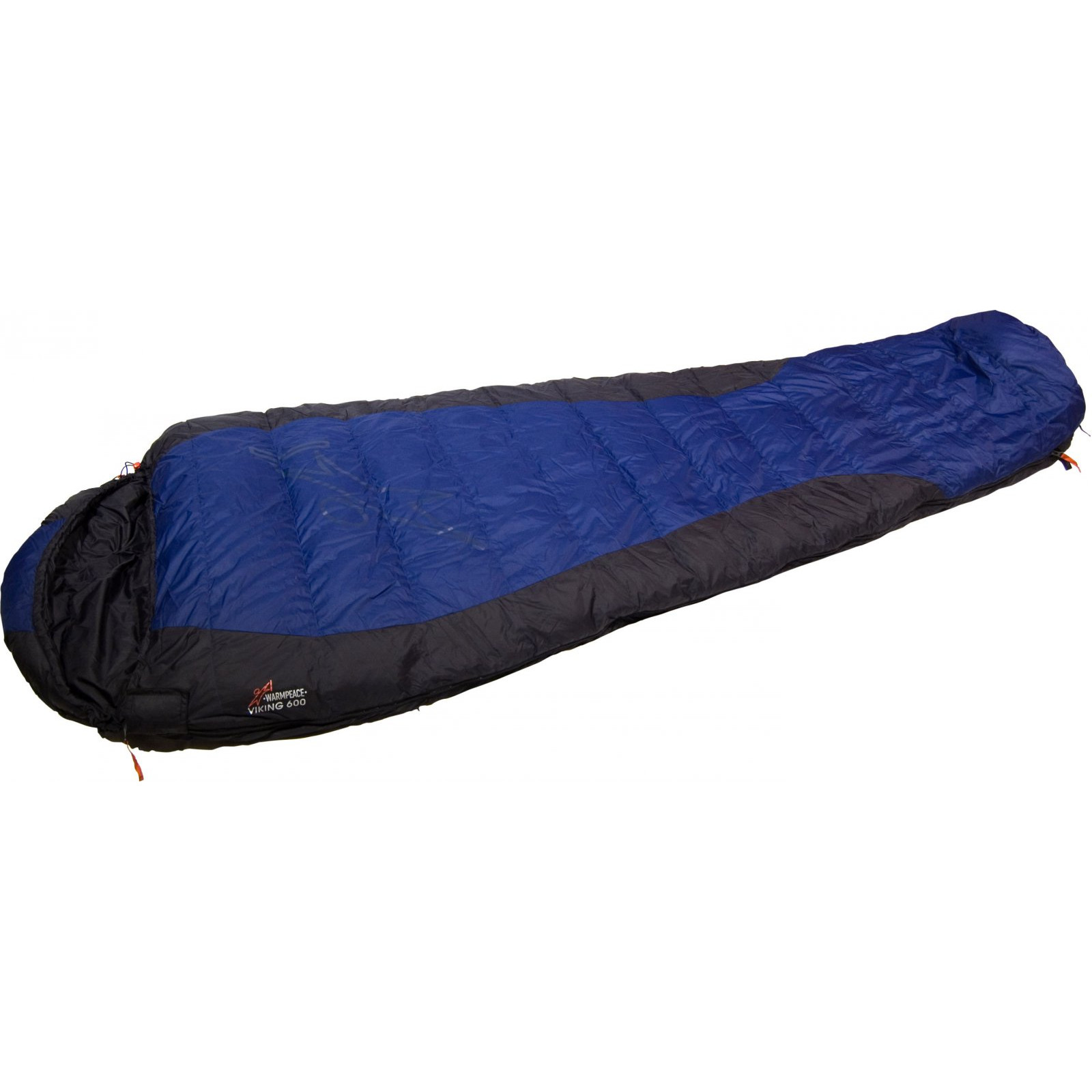 Péřový spacák Warmpeace Viking 600 170 cm wide Zip: Pravý / Barva: modrá