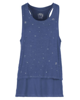 Dámské tílko E9 Double 2.1 Velikost: S / Barva: tmavě modrá