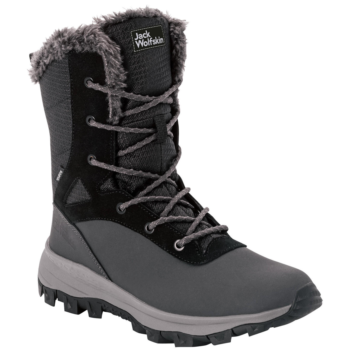 Dámské zimní boty Jack Wolfskin Everquest Texapore Snow High W 2022 Velikost bot (EU): 37 / Barva: černá