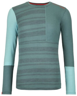 Dámské funkční triko Ortovox 185 Rock’N’Wool Long Sleeve W Velikost: M / Barva: šedá