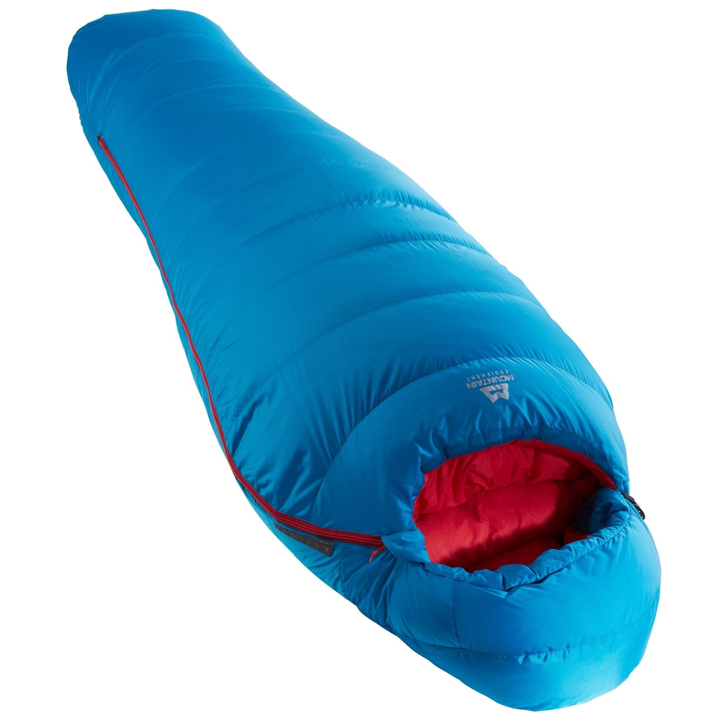Péřový spacák Mountain Equipment Classic 1000 Regular Women's Zip: Levý / Barva: modrá