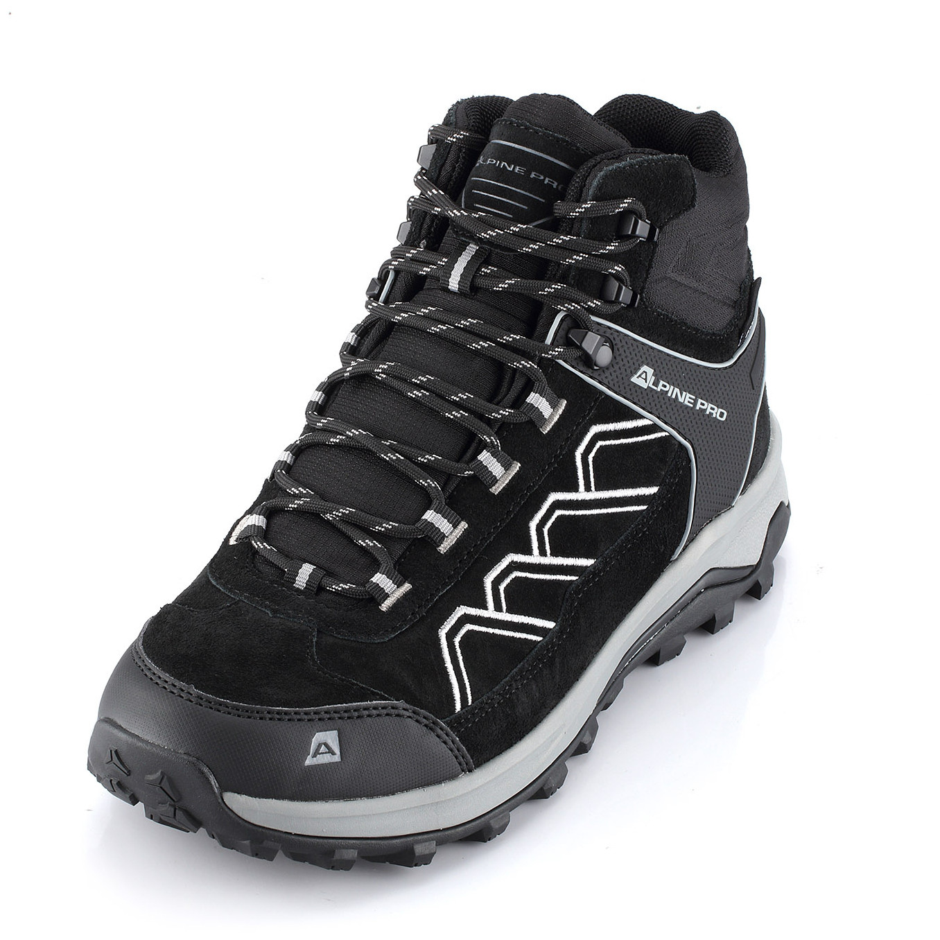 Pánské turistické boty Alpine Pro Wuteve Velikost bot (EU): 46 / Barva: černá