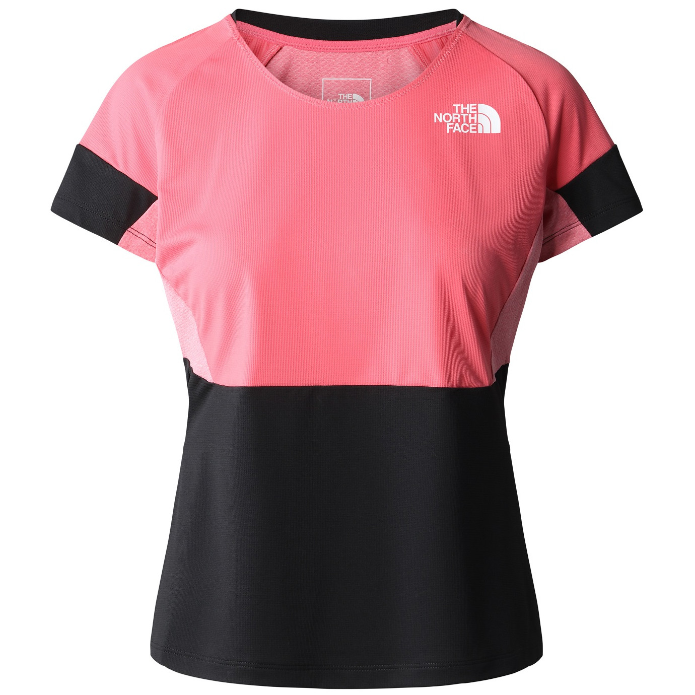 Dámské triko The North Face Bolt Tech Tee Velikost: S / Barva: růžová/černá