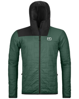 Pánská bunda Ortovox Swisswool Piz Badus Jacket M Velikost: XL / Barva: tmavě zelená