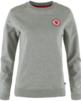 Dámský svetr Fjällräven 1960 Logo Badge Sweater Velikost: XS / Barva: světle šedá