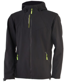 Pánská softshellová bunda Axon Panther Velikost: XXL / Barva: černá