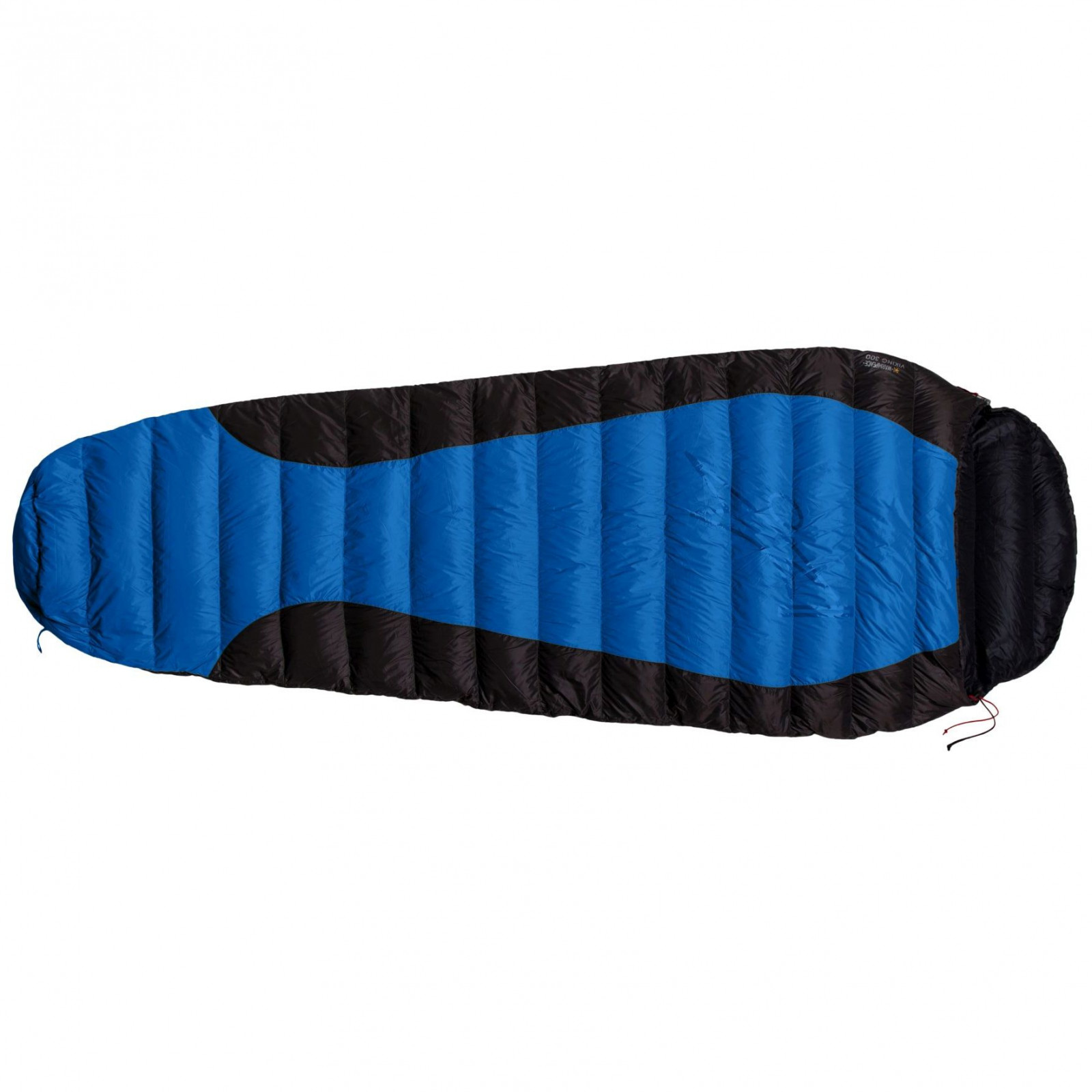 Péřový spacák Warmpeace Viking 300 180 cm wide Zip: Levý / Barva: modrá
