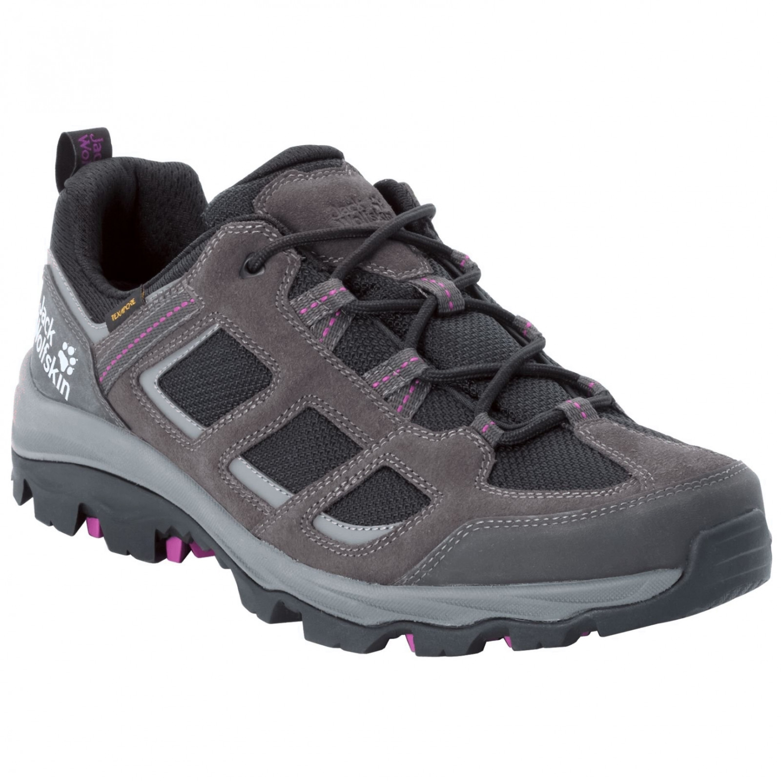 Dámské boty Jack Wolfskin Vojo 3 Texapore Low W Velikost bot (EU): 41 / Barva: šedá/fialová